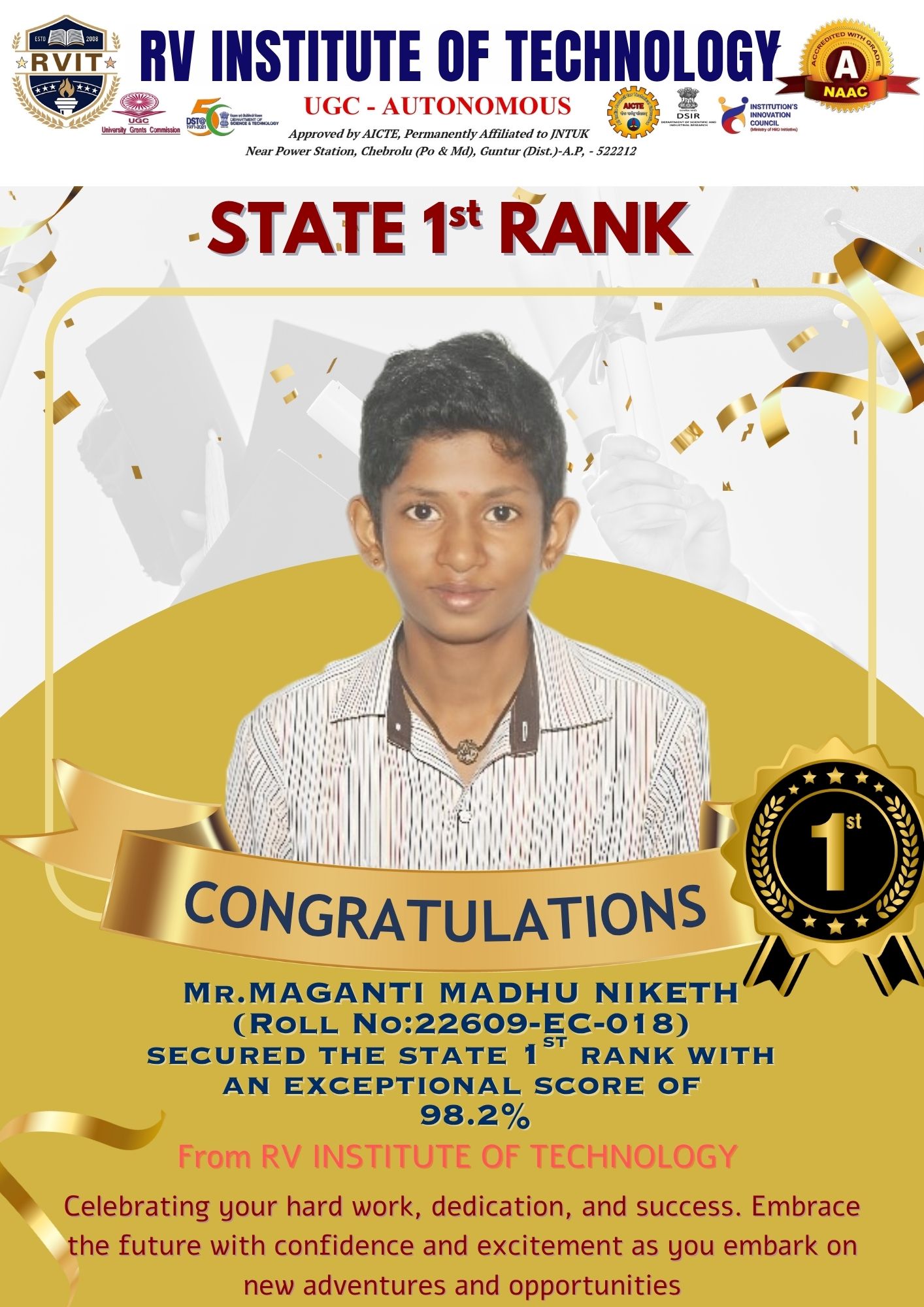 RVIT- Diploma Student State First